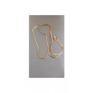 18k핑크골드 뱀줄목걸이