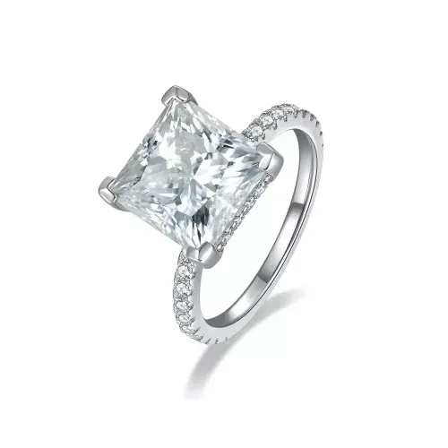 ((특 프린세스컷 5캐럿))모이사나이트반지