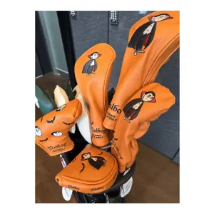 (정품)말본커버 버킷 오렌지 헤드커버4종+8아이언세트